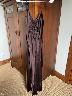 Zara brown dress